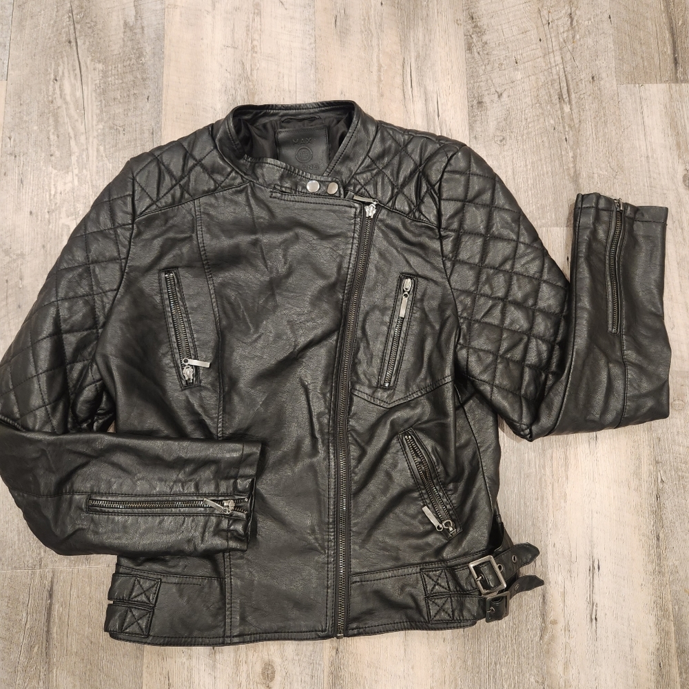 Woman's MAX Jeans Leather coat